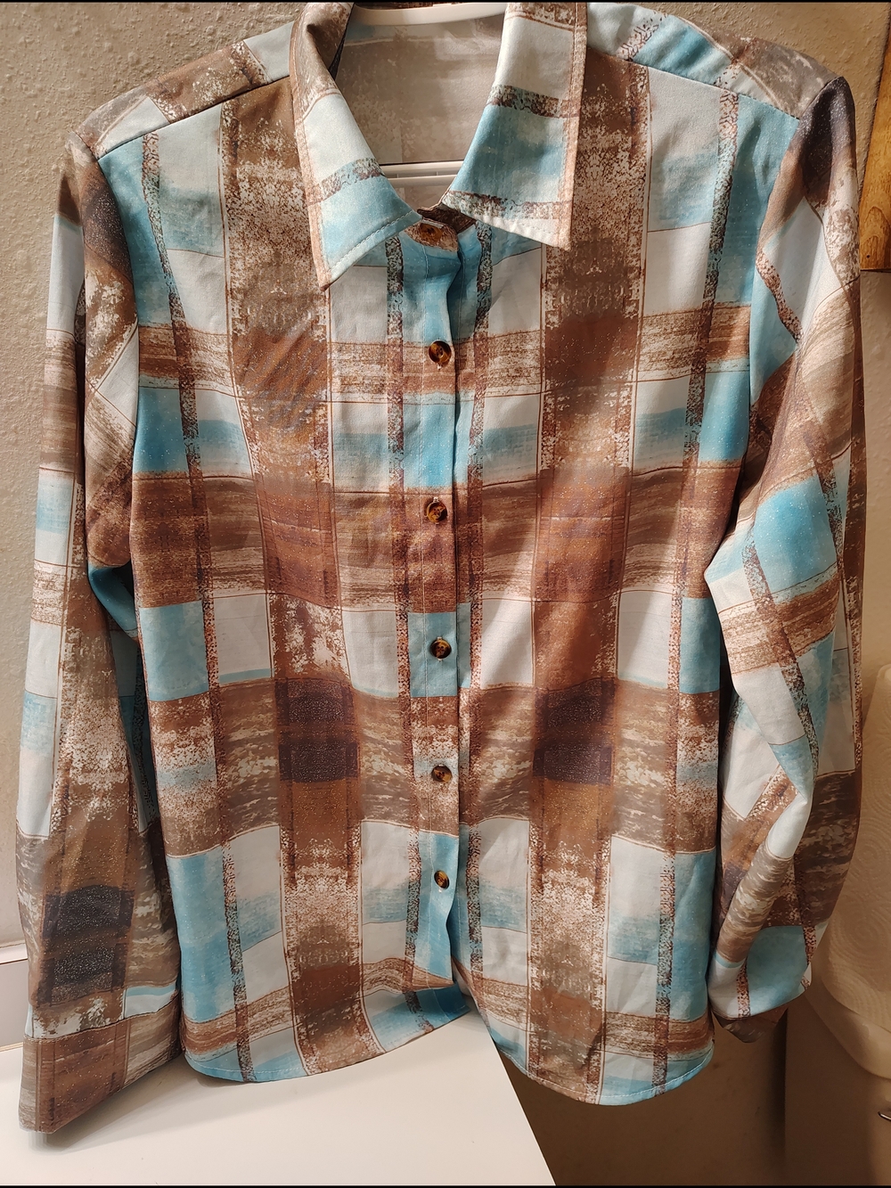 Women's Plaid Blouse